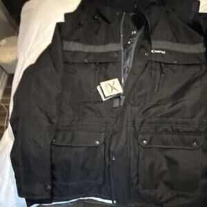 ARCTIX 4XL Black Ski Jacket Hooded Water Repellent Full Zip Men's Winter Coat
